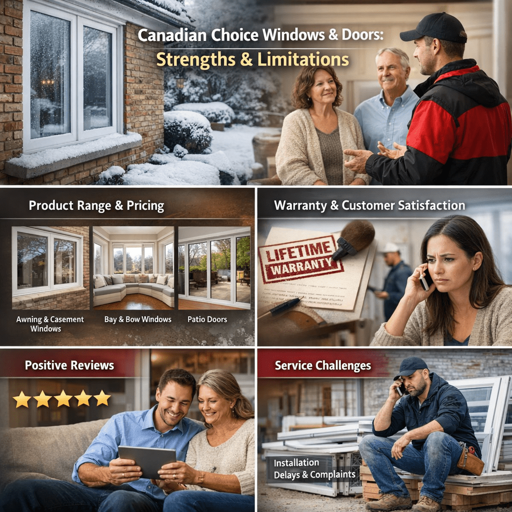 Canadian Choice vinyl windows displayed in a Toronto house